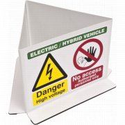 Image for EV & Hybrid Rooftop Warning Signs