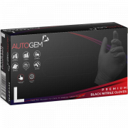 Image for Medium Black Nitrile Gloves (Size 9)