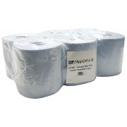 Image for 6 x Twin Ply Blue Paper Roll