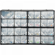 Image for 360pc TPMS Service Kit in wall mounted storage boxes