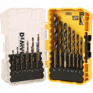 Image for 19 Pcs Black & Gold Drill Set 1mm - 10mm