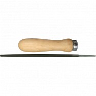 Image for 8" Round File with Wooden Safety Handle