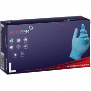 Image for Large Blue Nitrile Gloves (Size 10)