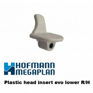 Image for Plastic Head Insert Twister Evo Lower R/H (x5) (Hofmann Megaplan)