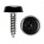 Image for Black Fixed Head 3/4? Self Tapping Screw