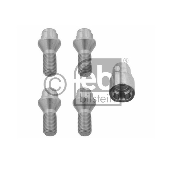 Locking Wheel Bolt Set 25mm M14 x 1,5 Autogem