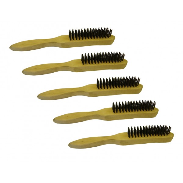 4 Row Wire Scratch Brushes Autogem